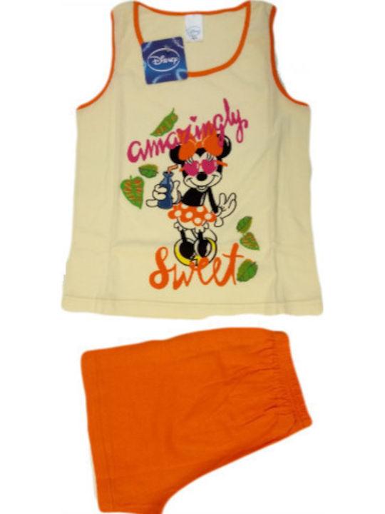 Minerva Детска пижама Лятна Бежов Minnie sweet