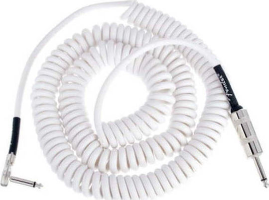 Fender Cable 6.3mm male - 6.3mm male 6.5m White (Hendrix Voodoo Child)