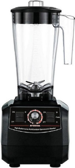 Artemis Ε-0314 Commercial Blender 2.2kW Black Black with Jug Capacity 2.8lt 21x24x52cm