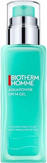 Biotherm Aquapower Gel Hidratant pentru Bărbați pentru Față cu SPF14 75ml