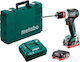 Metabo PowerMaxx BS 12 BL Drill Driver Battery 12V 2x2Ah 601038500