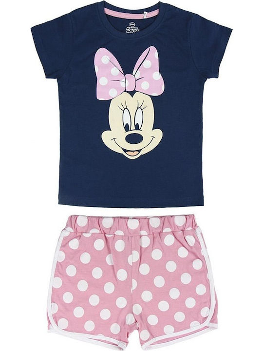 Cerda Kids' Pajamas Summer Navy Blue Minnie Mouse