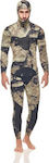 Seac Murena Wetsuit Shaved with Chest Pad for Speargun Camouflage 3.5mm