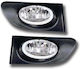 Auto Gs Round Foglights Car Honda Jazz 2003-2004 2pcs