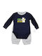 Carter's Baby Bodysuit Set Long-Sleeved with Pants Navy Blue 2pcs