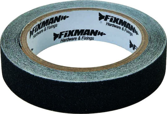 Fixman Hardware & Fixings Black Self-Adhesive Grip Tape Black 24mmx5m 1pcs
