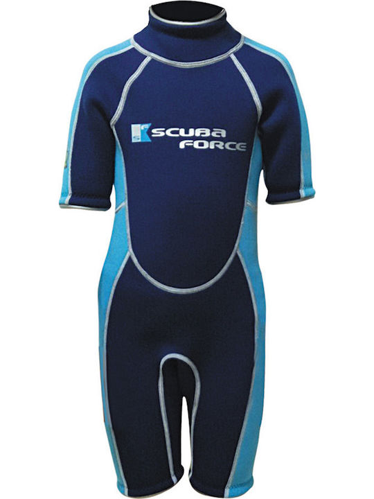Scuba Force Pico Παιδικό Μονοσόρτς Κατάδυσης με Φερμουάρ Μπλε / Γαλάζιο 3mm