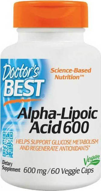 Doctor's Best Alpha Lipoic Acid 600mg 60 κάψουλες - Skroutz.gr