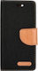 Forcell Canvas Fabric Wallet Black (Galaxy A50)