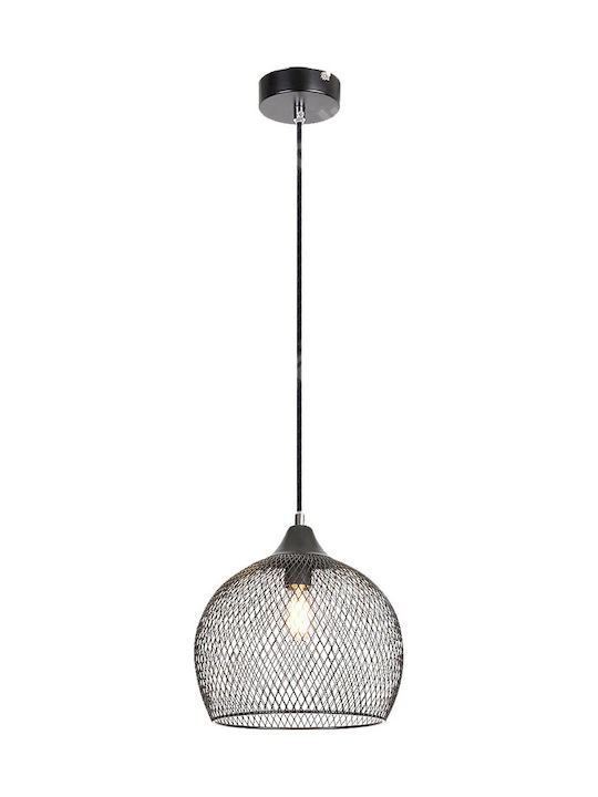 Rabalux Ronan Pendant Light Single-Light Bell for Socket E14, E.14 Black