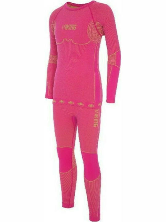 Viking Riko Kids Thermal Set Fuchsia