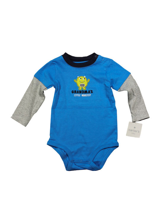 Carter's Baby Bodysuit Long-Sleeved Blue