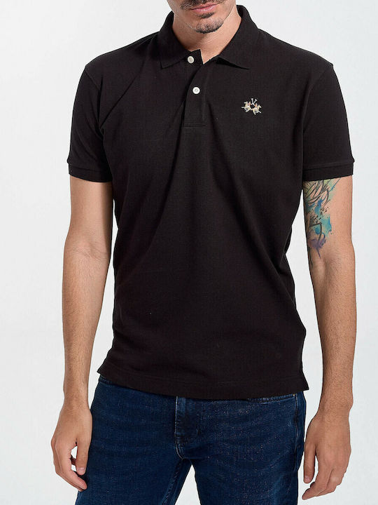 La Martina Eduardo Polo T-shirt Μαύρο