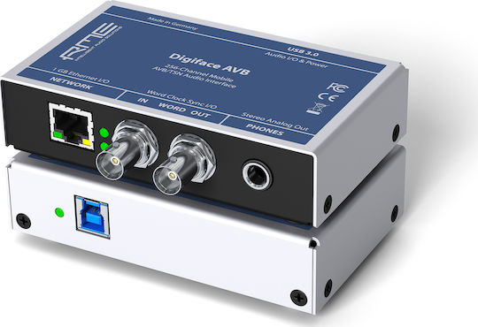 RME Digiface AVB Externe professionelle Soundkarte Konnektivität Ethernet / USB an PC