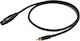 Proel Cable XLR female - RCA male 3m (CHLP270LU3)
