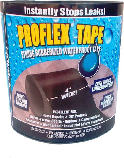 Μονωτική Ταινία 100mm x 1.5m Αδιάβροχη XL - Proflex Μαύρη