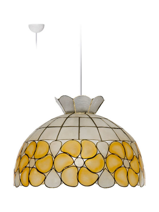 Starlight Pendant Light Honey Bell with Socket E27 40x40cm