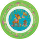 Laken Baby Food Plate Bambinos made of Melamine Green