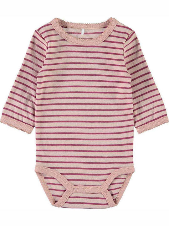 Name It Baby Bodysuit Long-Sleeved Pink