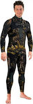 Mares Illusion Wetsuit Shaved with Chest Pad for Speargun Camouflage 3mm