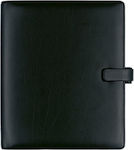 Filofax Metropol A4 Weekly Organizer Black Leather