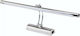 Horoz Electric Anka Modern Leuchte Badezimmer mit Integrierter LED und Neutralweißes Licht Silber 55cm