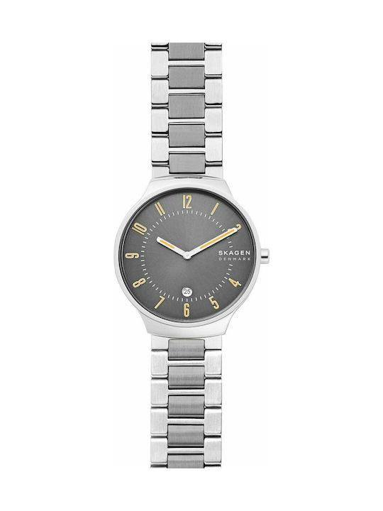 Skagen Uhr Batterie mit Silber Metallarmband SKW6523