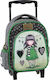 Santoro Gorjuss The Scarf School Bag Trolley Kindergarten Green with Water Bottle Holder 2019