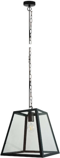 VK Lighting Pendant Light Black with Socket E27 30x30cm