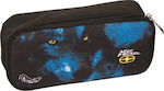 No Fear Fabric Pencil Case Seberia Wolf with 1 Compartment Black