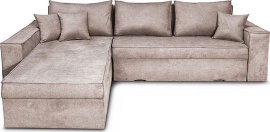 Olymp Ecke Sofa mit Umkehrbarer Winkel Braun 280x210x80cm