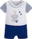 Mayoral Baby Bodysuit Short-Sleeved Navy Blue