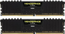Corsair Vengeance LPX 16GB DDR4 RAM cu 2 module (2x8GB) și Viteză 3600 pentru Desktop