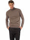 Jack & Jones Men's Long Sleeve Sweater Turtleneck Brown