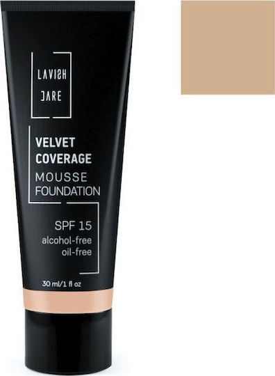 Lavish Care Velvet Coverage Mousse Foundation 2 Peanut 30ml
