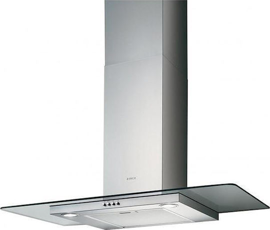 Elica Flat Glass IX/A/60 Chimney Vent Hood 60cm Inox