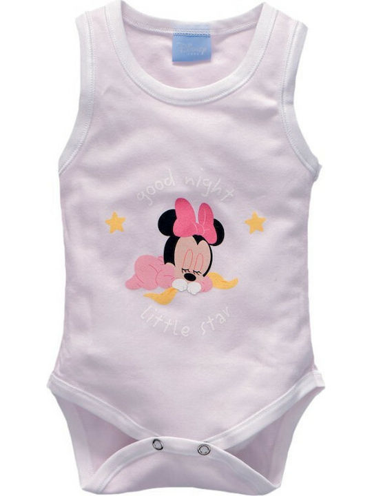 Disney Minnie Baby Unterwäsche Strampler Ärmellos Rosa