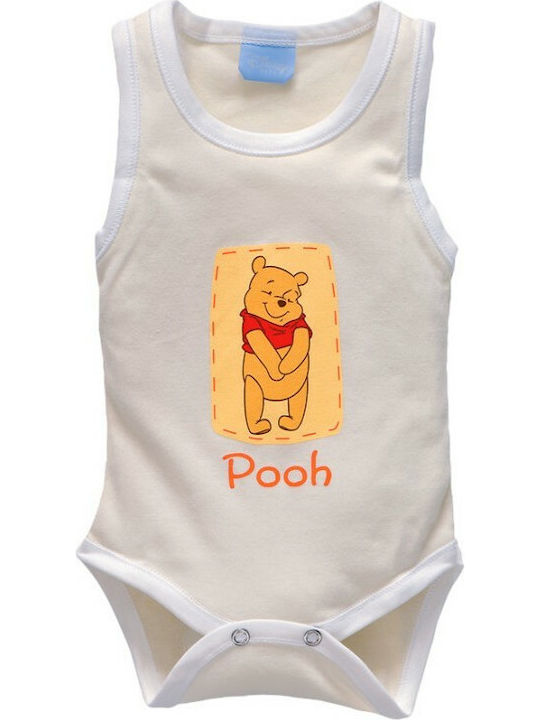 Disney Winnie The Pooh Baby Bodysuit Underwear Sleeveless Yellow