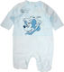 Disney ER0006 Baby Bodysuit Long-Sleeved Light Blue