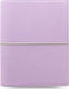 Filofax Domino Soft A5 Седмичен Организатор Розово Кожено 19x23.5см.