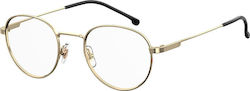 Carrera Teen Children's Metal Eyeglass Frame Gold 2009T J5G