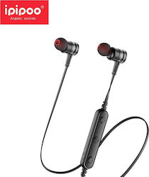 Ipipoo AP-5 In-ear Bluetooth Handsfree Ακουστικά με Αντοχή στον Ιδρώτα Μαύρα