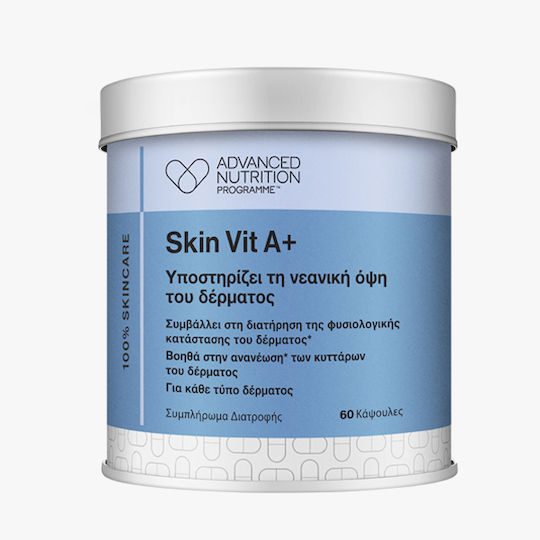 Advanced Nutrition Programme Skin Vit A+ Βιταμίνη για τα Μαλλιά, τo Δέρμα & την Υγεία των Οστών 60 κάψουλες