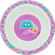 Laken Baby Food Bowl Kukuxumuxu made of Melamine Purple KBM-CP