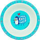 Laken Baby Food Bowl Kukuxumuxu made of Melamine Light Blue KBM-PH