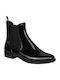 Taty - Memory Cushion Leather Women's Chelsea Boots Black