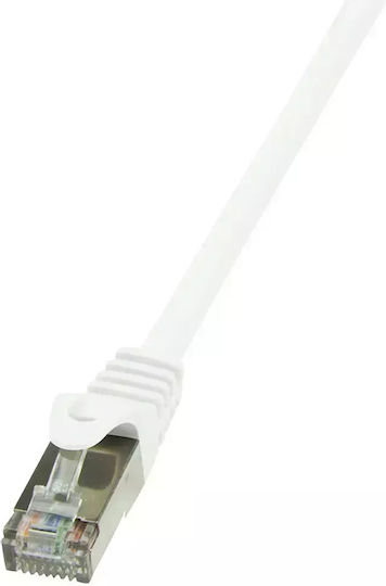 LogiLink F/UTP Cat.6 (Gigabit) Cablu De Rețea Ethernet 0.25m Alb