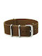 Curea NATO Brown Fabric 18mm