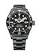 Swiss Military by Chrono Diver Watch Automatic with Black Metal Bracelet
