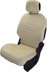 Recaro Polyester Front Covers 2pcs Race Axion Beige